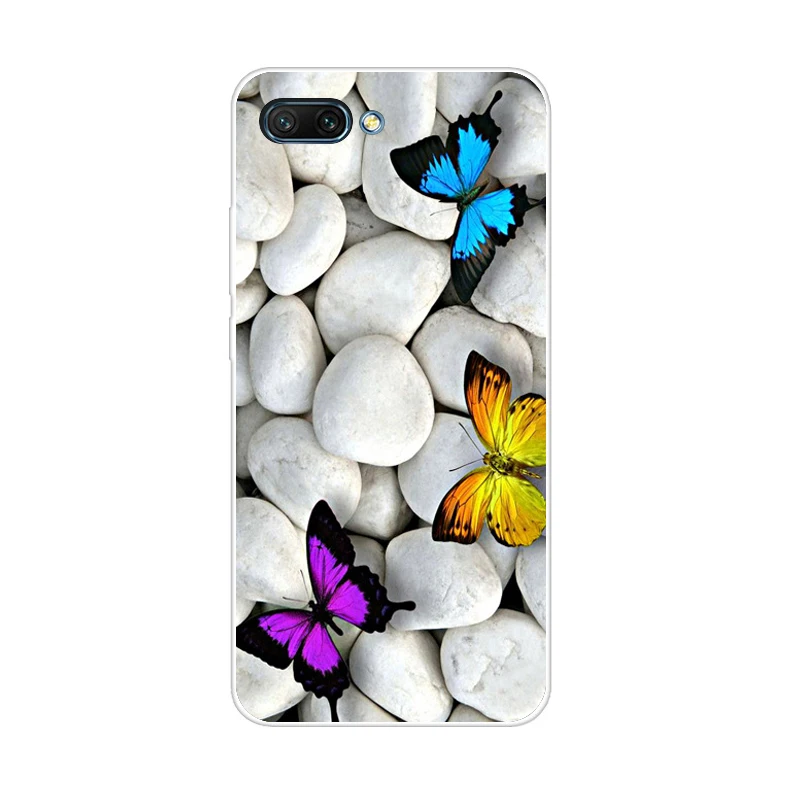 Армейский зеленый Мягкий чехол с мультяшным рисунком huawei Honor 10, силиконовый чехол-накладка для телефона huawei Honor 10 Honor10 Lite, COL-L29 COL-L29A - Цвет: Армейский зеленый