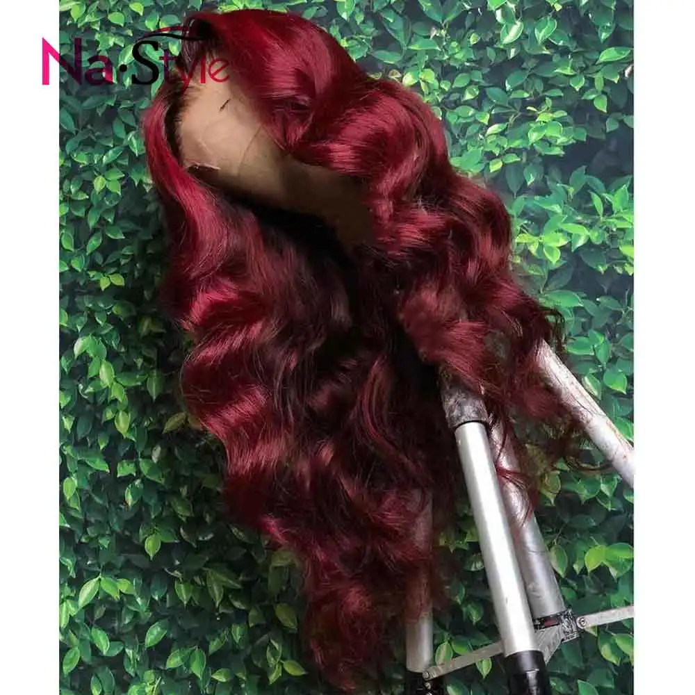 Burgundy-99j-Lace-Front-Wig-Red-Human-Hair-Wigs-Colored-360-Lace-Wig-Preplucked-Full-Lace (4)