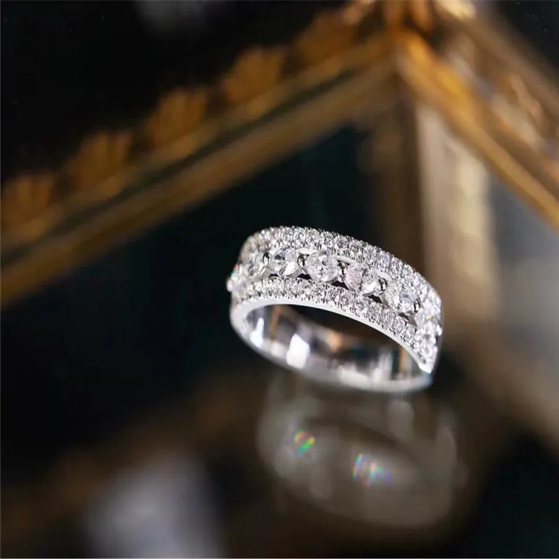 Хорошее ювелирное изделие 18k Золотое кольцо с натуральным бриллиантом для женщин для свадьбы