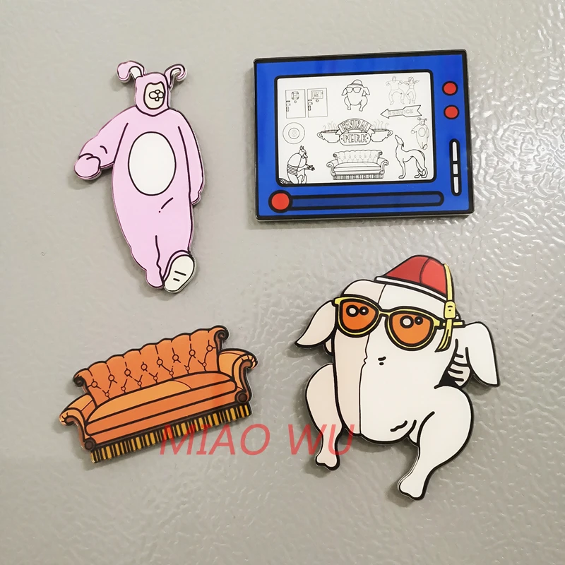Tv Series Friends Joey S Drawing Board Pink Chandler Rabbit Turkey