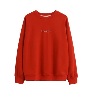 

Ladies Cotton Sweatshirt Spring and Autumn Thin Long Sleeve Sweatshirt 2020 New