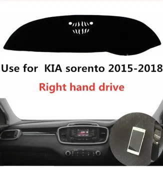 

Taijs right hand drive car dashboard cover use for KIA Sorento 2015-2018 protective anti-light