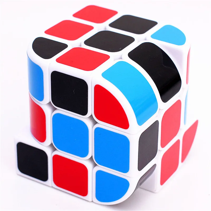 Белый Zcube Trihedron нерегулярные 3x3x3 головоломка волшебный куб профессиональный быстрый ультра-Гладкий 3x3 скоростной Головоломка Куб детские игрушки подарок - Цвет: Белый