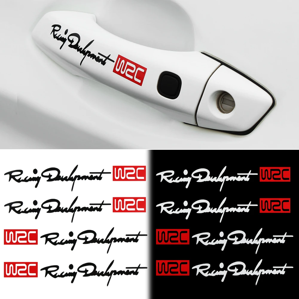 Наклейки на автомобильные ручки WRC Rally Racing полосатые наклейки для LADA Priora Sedan sport