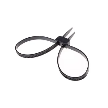 

plastic police handcuffs Double Flex Cuff Disposable Handcuffs zip tie cuff Black Wholesale 3PCS/Lot