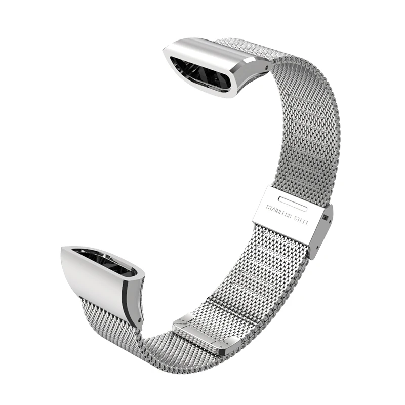 Mijobs для huawei Band 3 браслет для huawei Band 3 pro ремешок металлический ремешок для часов из нержавеющей стали умные аксессуары - Цвет: silver