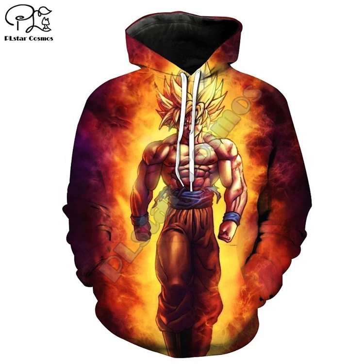 PLstar Cosmos супер Dragon Ball-Z Веселая 3D-печать Толстовка/куртка/рубашки мужские женские хип-хоп swag fit athletic style-3