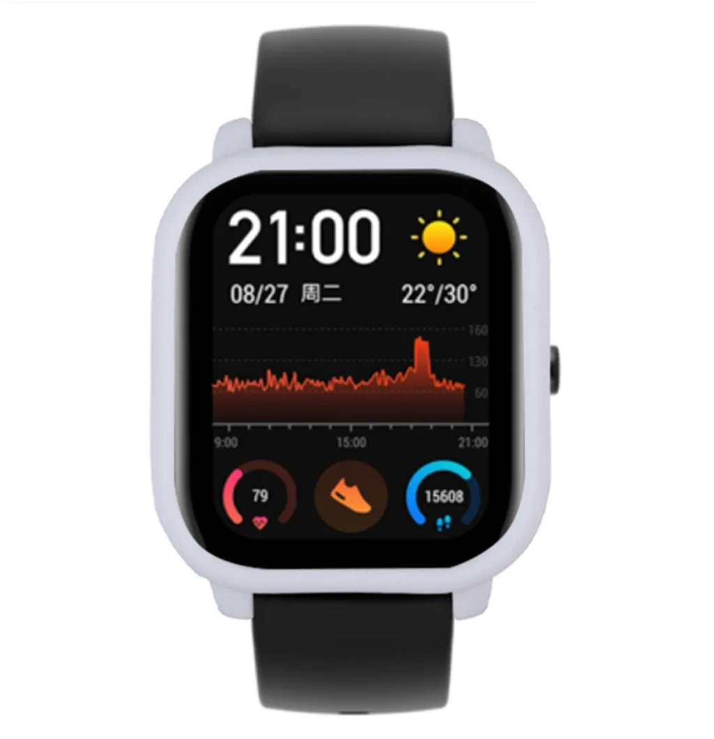 Чехол для Xiaomi Huami Amazfit GTS Smart Watch TPU силиконовый защитный чехол сменная пленка Защитная крышка 19Sep