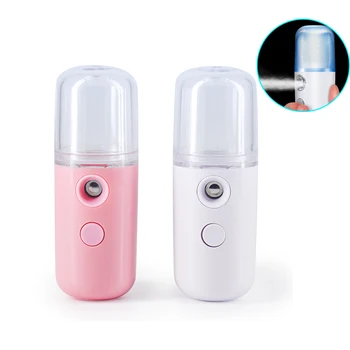 

30ML Mini Nano Mist Facial Sprayer USB Nebulizer Hydrating Face Steamer Humidifier Skin Tightening Women Beauty Skin Care Tools