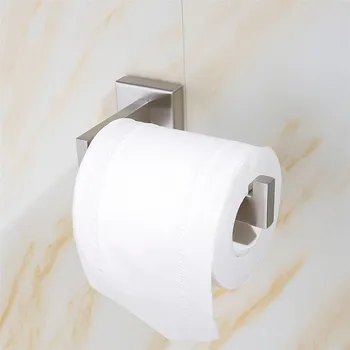 

Metal Toilet Paper Holder Bathroom Home Tissue Holder Roll Paper Dispenser Stainless Steel