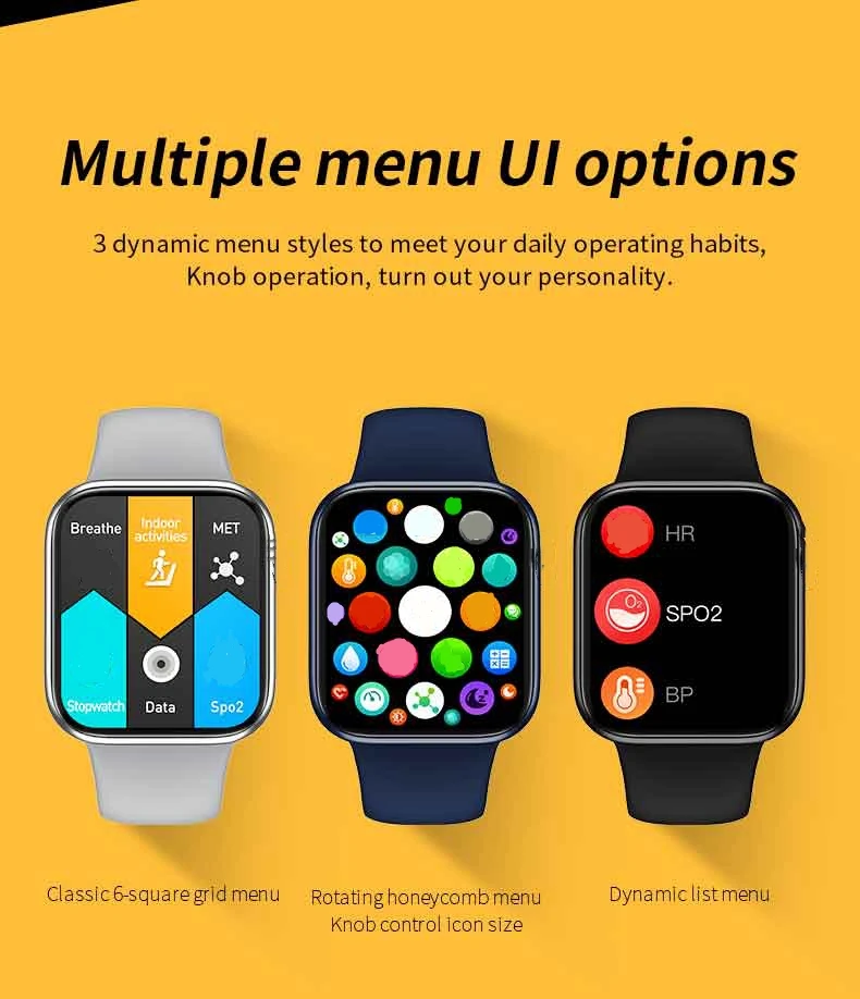 US $28.34 Cobrafly HW16 Smartwatch IWO Bluetooth Call Long Standby 172inch Full Screen 44mm 3D Dynamic UI Sport Watches 6 PK HW12 HW22