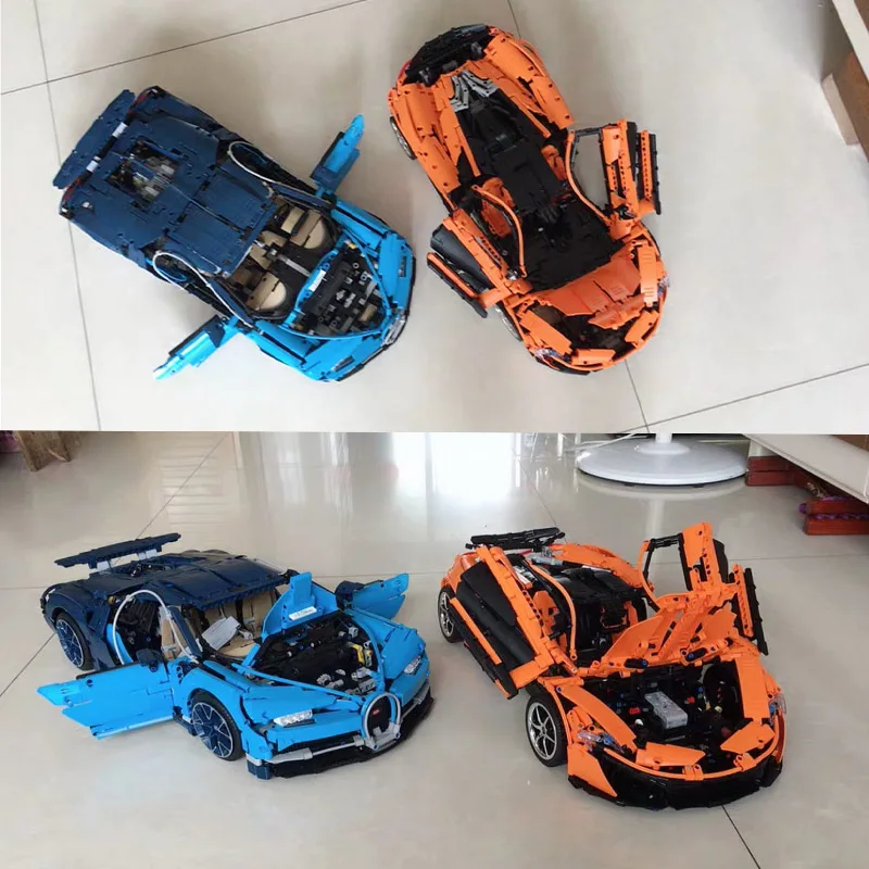 DHL 20087 MOC 16915 McLaren P1 скоростной автомобильный набор приложение RC моторная техника автомобильные игрушки строительные блоки кирпичи детские игрушки рождественские подарки