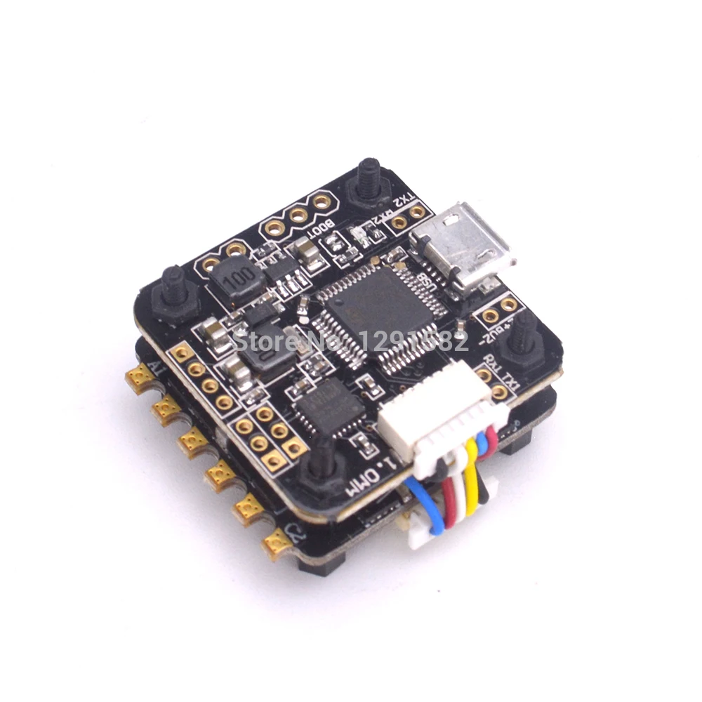 

Hot Mini F3 Flytower Flight control Integrated OSD 4 in 1 BLHeli 25A ESC Built-in 5V 1A output BEC For FPV RC Drone