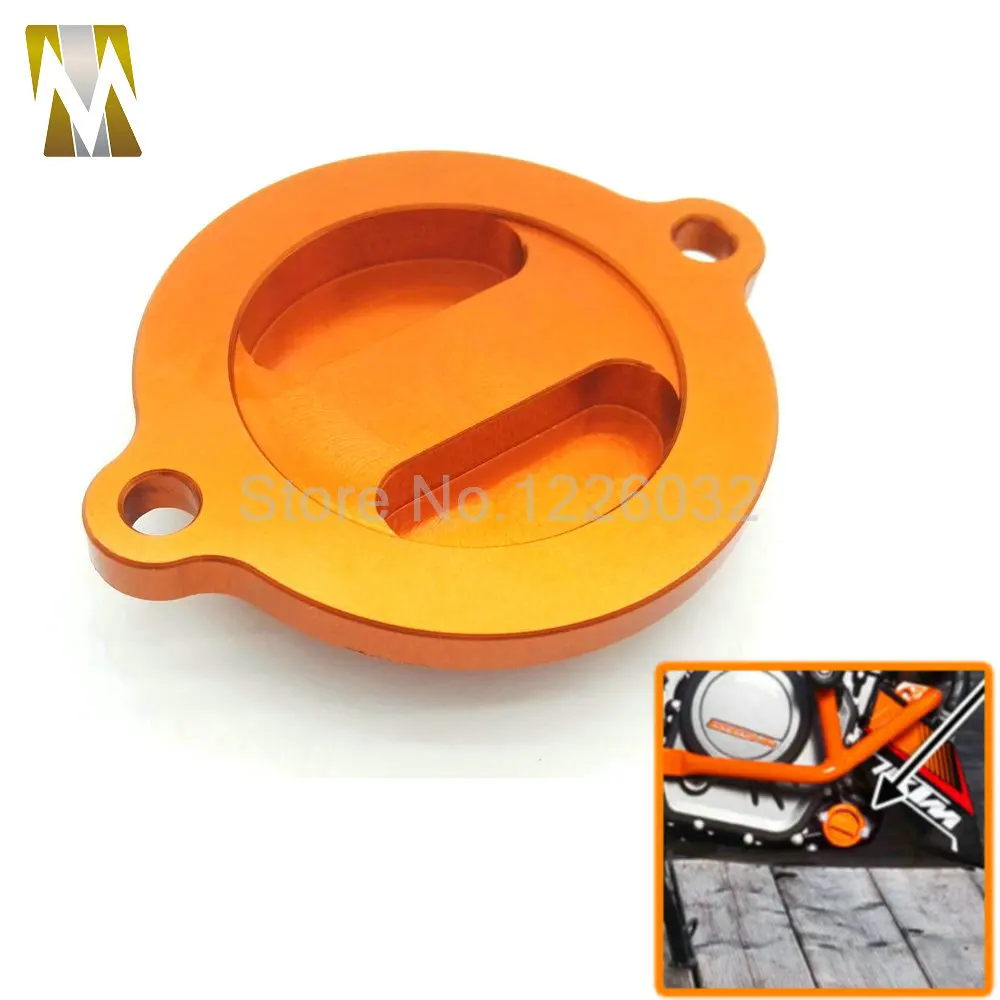 Motorcycle Aluminum CNC Engine Oil Filter Cover Cap for KTM DUKE 125