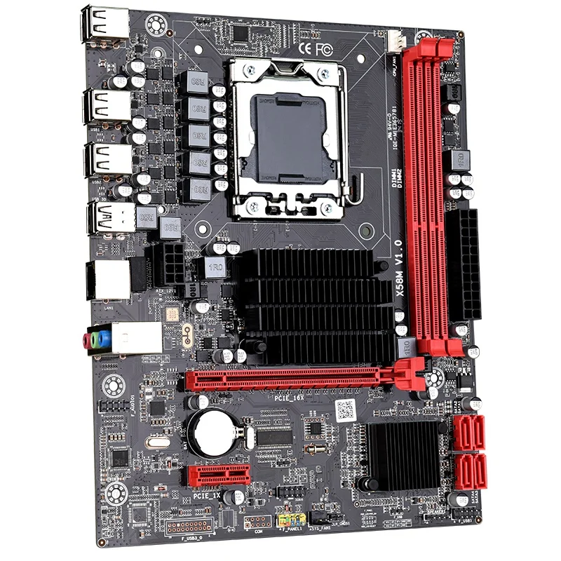 X58 LGa 1366 M-ATX материнская плата двухканальная DDR3 32G ram PCI-E 16X USB 2,0 SATa 2,0 материнская плата Поддержка LGa 1366 ВСЕ Серии CP