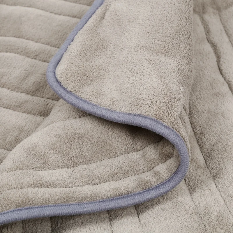  Waterproof 180 x 150cm Electric Blanket Double 220V Electric Blanket Blanket Single Control Dormito - 4000535165838
