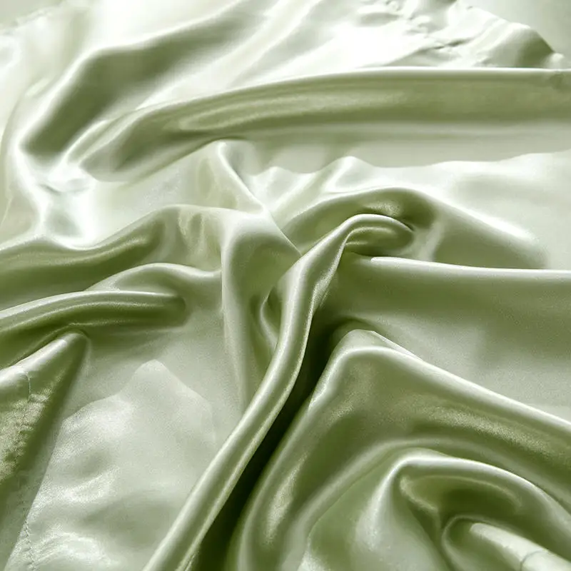 Bonenjoy 1 pc Bed Sheet for Summer Ice Cool Fabric Top Sheets Satin Smooth Flat Bed Sheet for Double Bedding (no pillowcase) 6