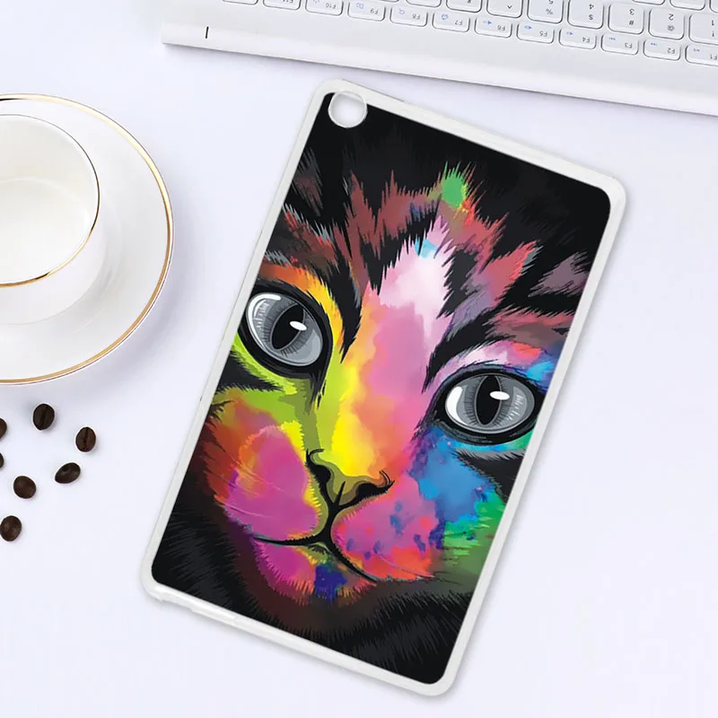 Z009 Чехол для huawei Honor Tab 5, 8,0 дюймов, чехол 3D, сделай сам, модная окрашенная Мягкая силиконовая задняя накладка из ТПУ, чехол для планшета, чехол-бампер - Цвет: Z009