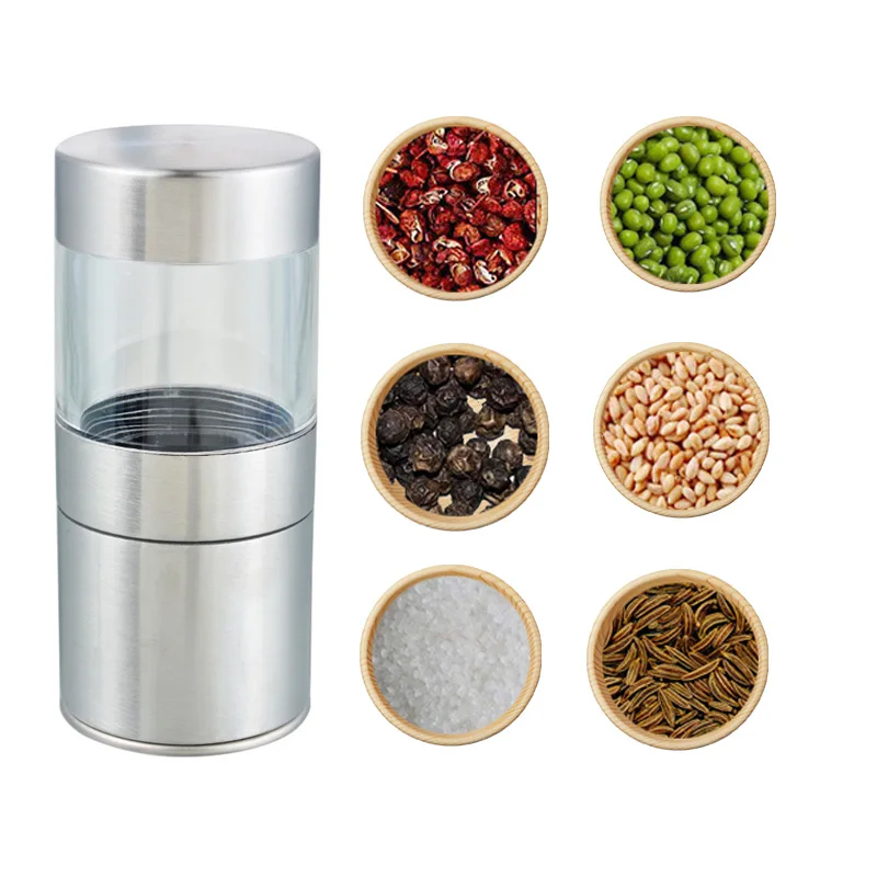 Ручной Мюллер для приправ из нержавеющей стали мельница соли и перца кухонный