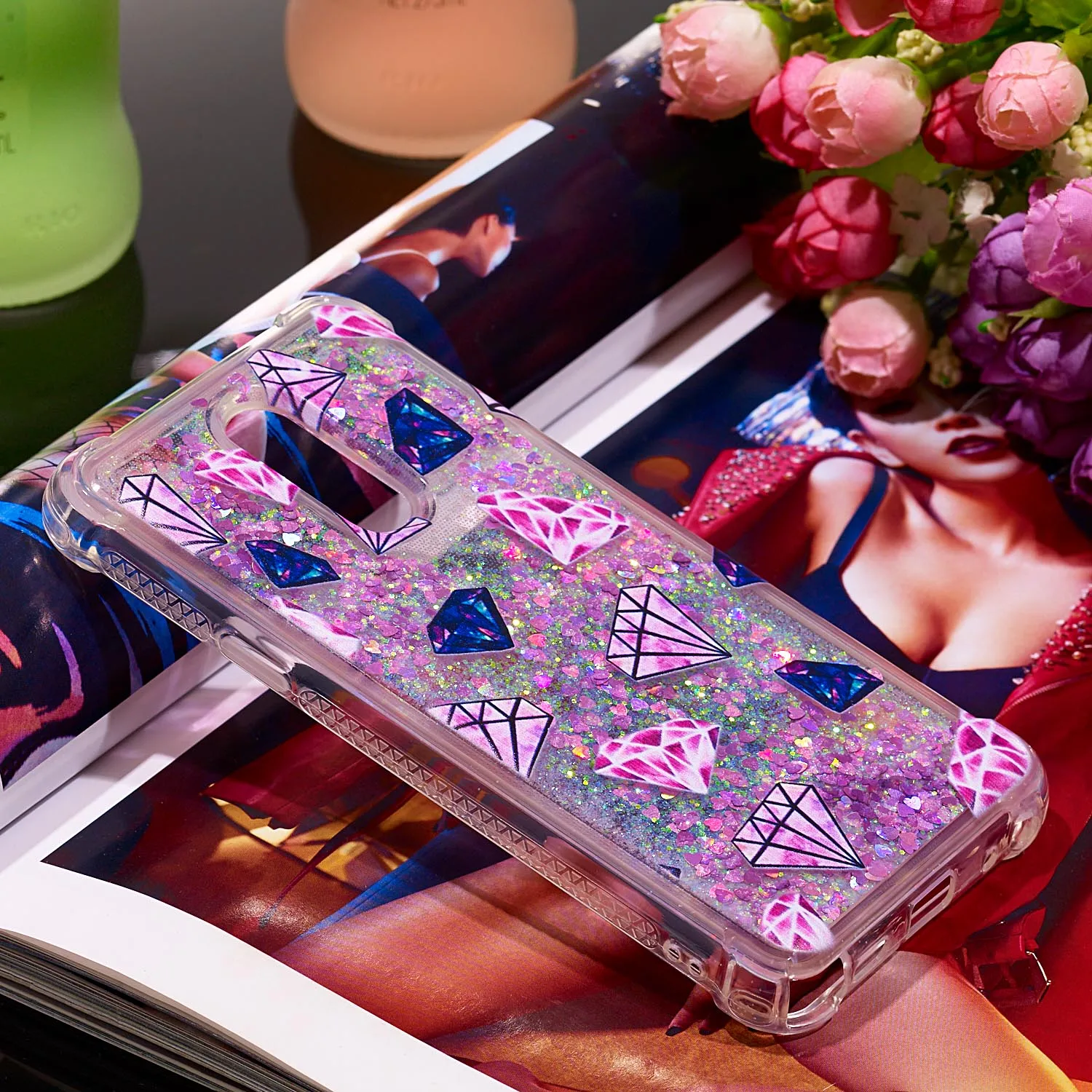 Bling зыбучих песков с блестками мягкий TPU бампер чехол для телефона для LG K10 K8 K4 K40 K30 K12 K20 плюс LG Stylus 3 Stylo 4 5 Чехол