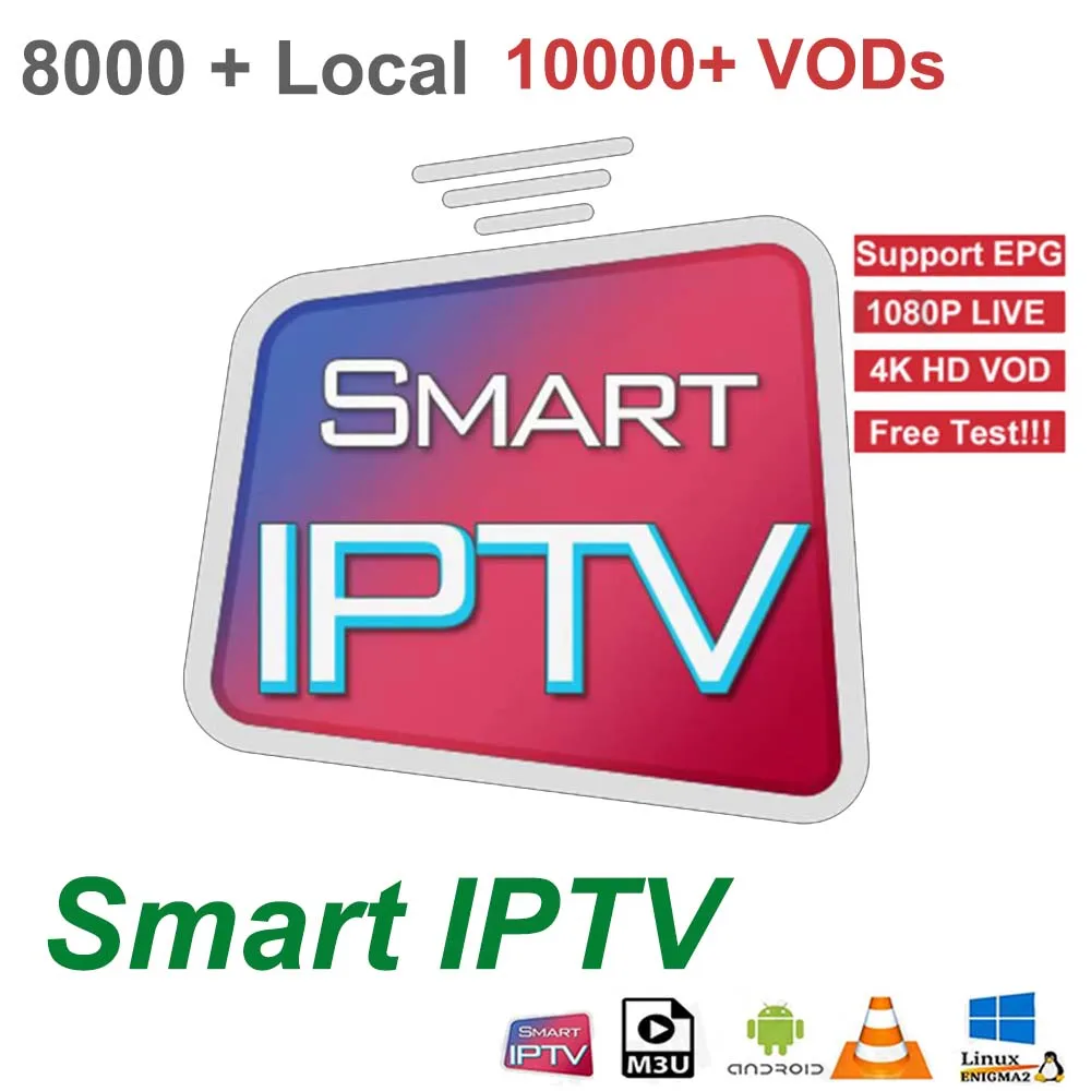 Smart IP tv немецкий французский турецкий Великобритания Польша Румыния венгерский Чешский испанский скандинавский HD IP tv Поддержка Android M3U Smart tv серии VOD