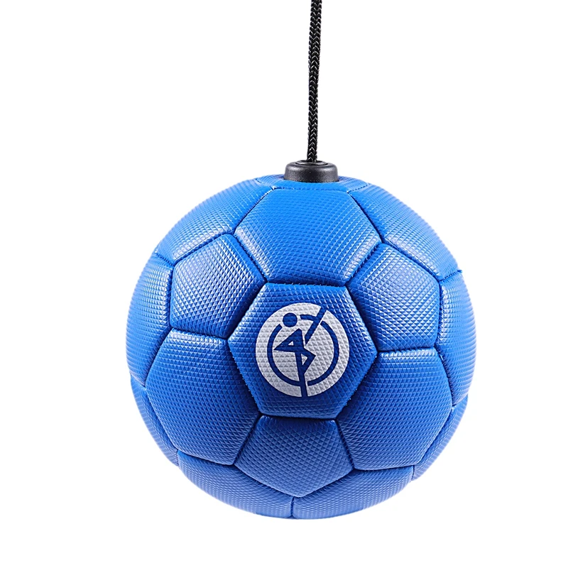 ELOS-футбольный тренировочный мяч Kick Soccer Ball Tpu Размер 2 дети взрослые Futbol с струной для начинающих тренировочный пояс