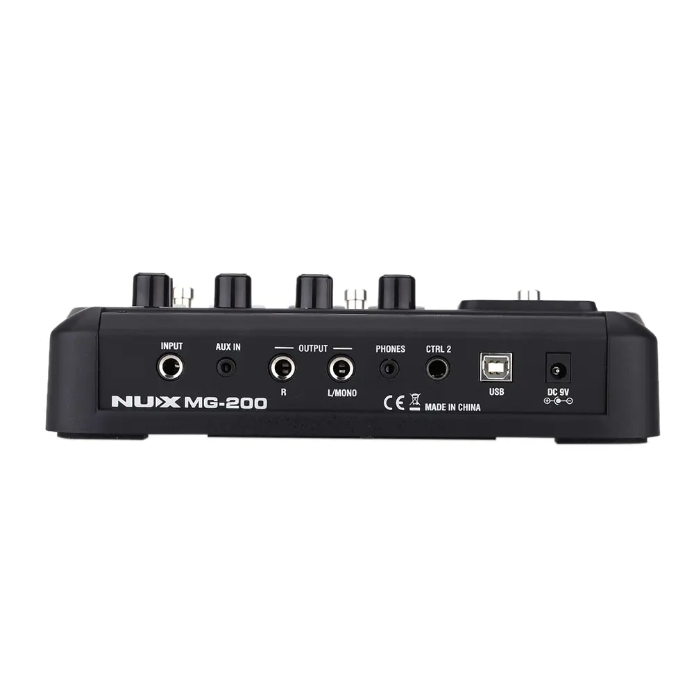 NUX MG-200 гитарный модельный процессор гитарный многоэффектный процессор с 55 моделями эффектов ЕС вилка высокое качество гитарные части