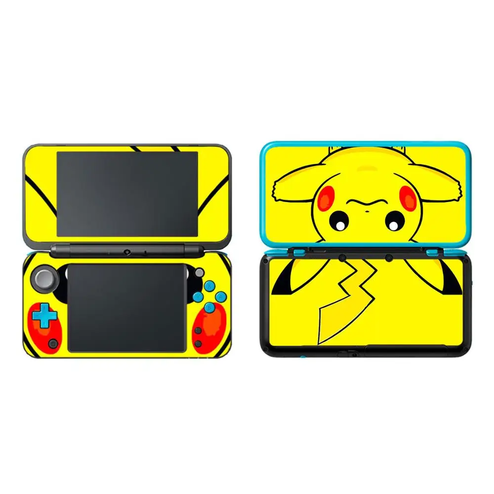 Виниловая наклейка Pokemon Go с изображением Пикачу для нового 2DS LL XL, наклейка для кожи для nintendo 2 DSLL, Виниловая наклейка для защиты кожи - Цвет: 2DSLL0209