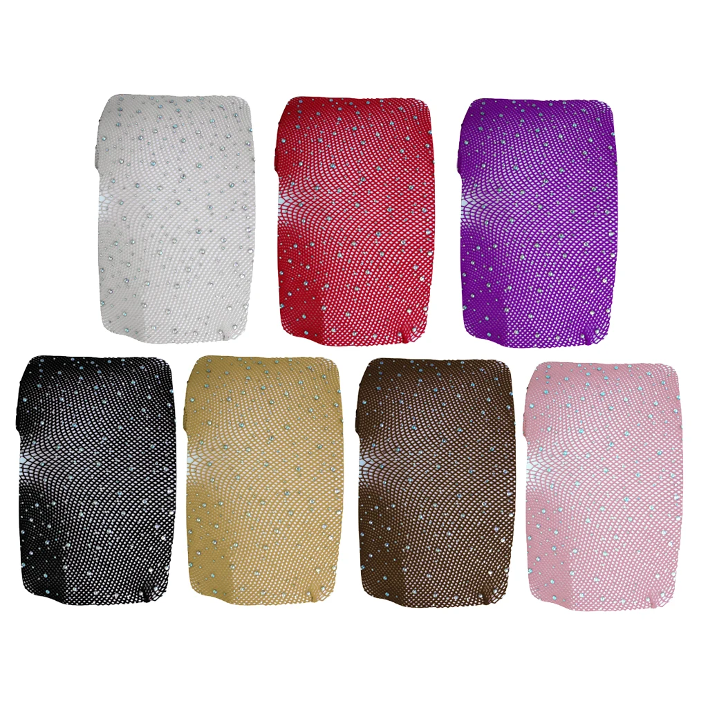Women Crystal Rhinestone Fishnet Net Mesh Socks Stockings Tights Pantyhose   