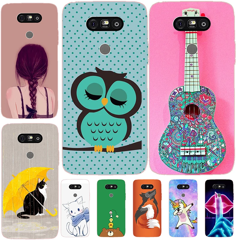 For LG G6 Case Cover 5.7 Clear Printing Soft TPU Back LG6 LGG6 G 6 H870DS H870 Silicone Fundas G3 G4 G5 G7 Phone Cases | Мобильные