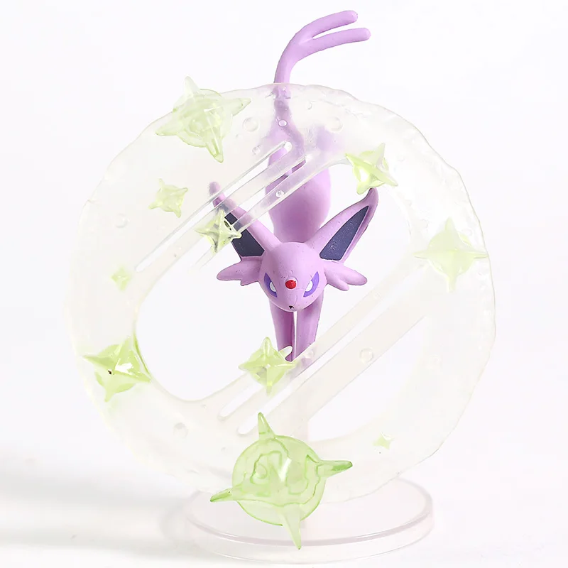 6 шт./компл. аниме Eevee Swift Vulpix Fire Spin Jolteon разрядка Umbreon Темный Пульс Flareon вспышка Blitz фигурки кукол игрушка