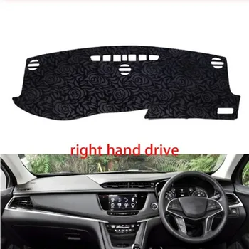 

Rose Pattern Non-slip Dashmat Dash Mat Dashboard Cover Pad Cover Carpet Car Sticker for Cadillac XT5 2016 2017 2018 Car Styling