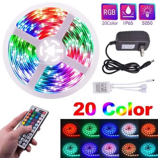 

12V-5050RGB 44 Keys 10 Meters 300 Lights (40W) Light Strips