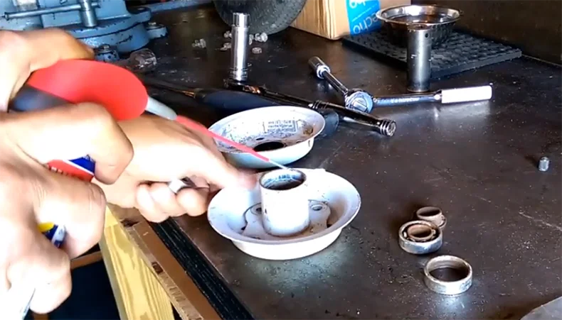 4 peças com rolamentos de esferas de flange