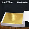 9x9cm 100 Sheet Art Craft Imitation Gold Sliver Foil Papers Colorful Gold Leaf Sheets Gilding DIY Craft Decor Gilding Decoration ► Photo 2/6