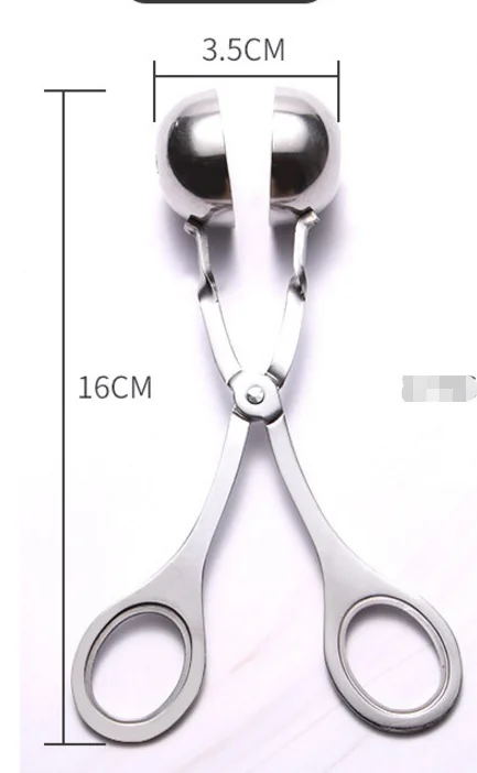 304 Stainless Steel Мастер Звезда самодельный форма для фрикаделек из нержавеющей стали птицы мяч делая инструмент Meatball кухонные инструменты для зажима аксессуары - Цвет: 304 Stainless Steel