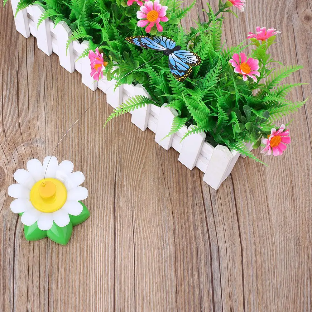 Котенок питомец Электрический вращающийся бабочка птица стержень Котик-тизер играть игрушки Смешные