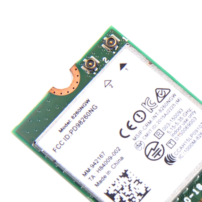 Двухдиапазонный для Intel беспроводной-AC 8260 8260NGW NGFF 2X2 wifi 802.11Ac 867 Мбит/с Wi-Fi+ Bluetooth 4,2 Wlan карта Windows 7 8 10