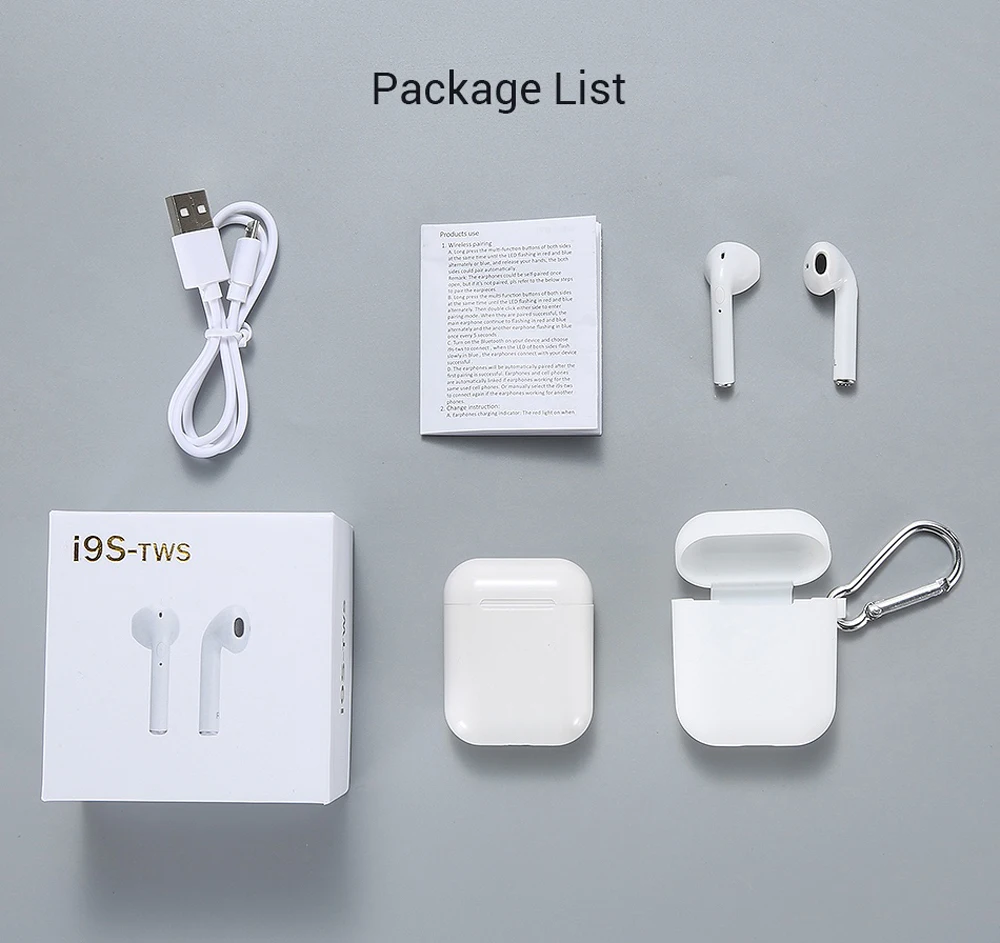 Новинка, i9s tws, мини беспроводные наушники, Bluetooth 5,0, наушники, стерео, спортивные, наушники, гарнитура с зарядным устройством, микрофон для смартфона