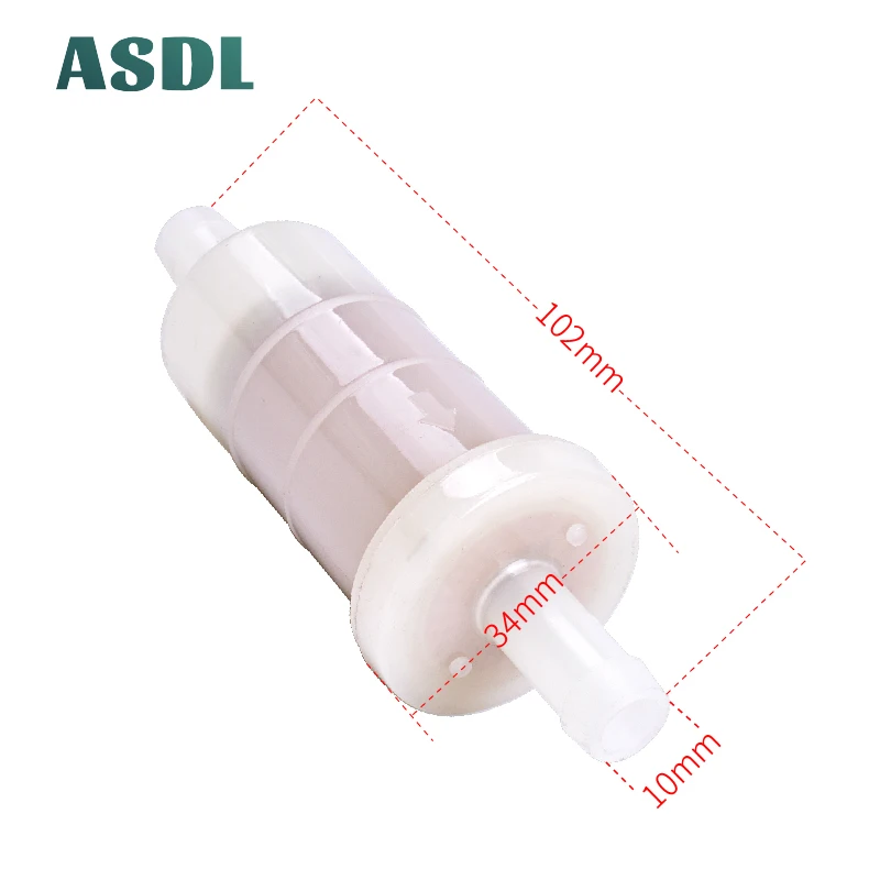 

10mm Universal Petrol Gas Oil Gasoline Fuel Filter for HONDA KAWASAKI YAMAHA SUZUKI Street Dirt Bike ATV Motorcycle