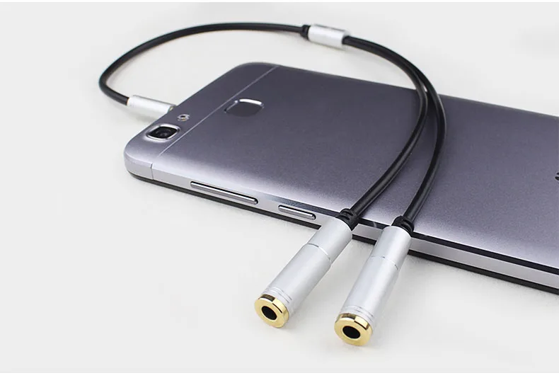 3 5mm Mic Headphone Splitter Audio Cable 3 5mm splitte Aux Cable Cord for Computer Microphone Cellphone splitter for headphones
