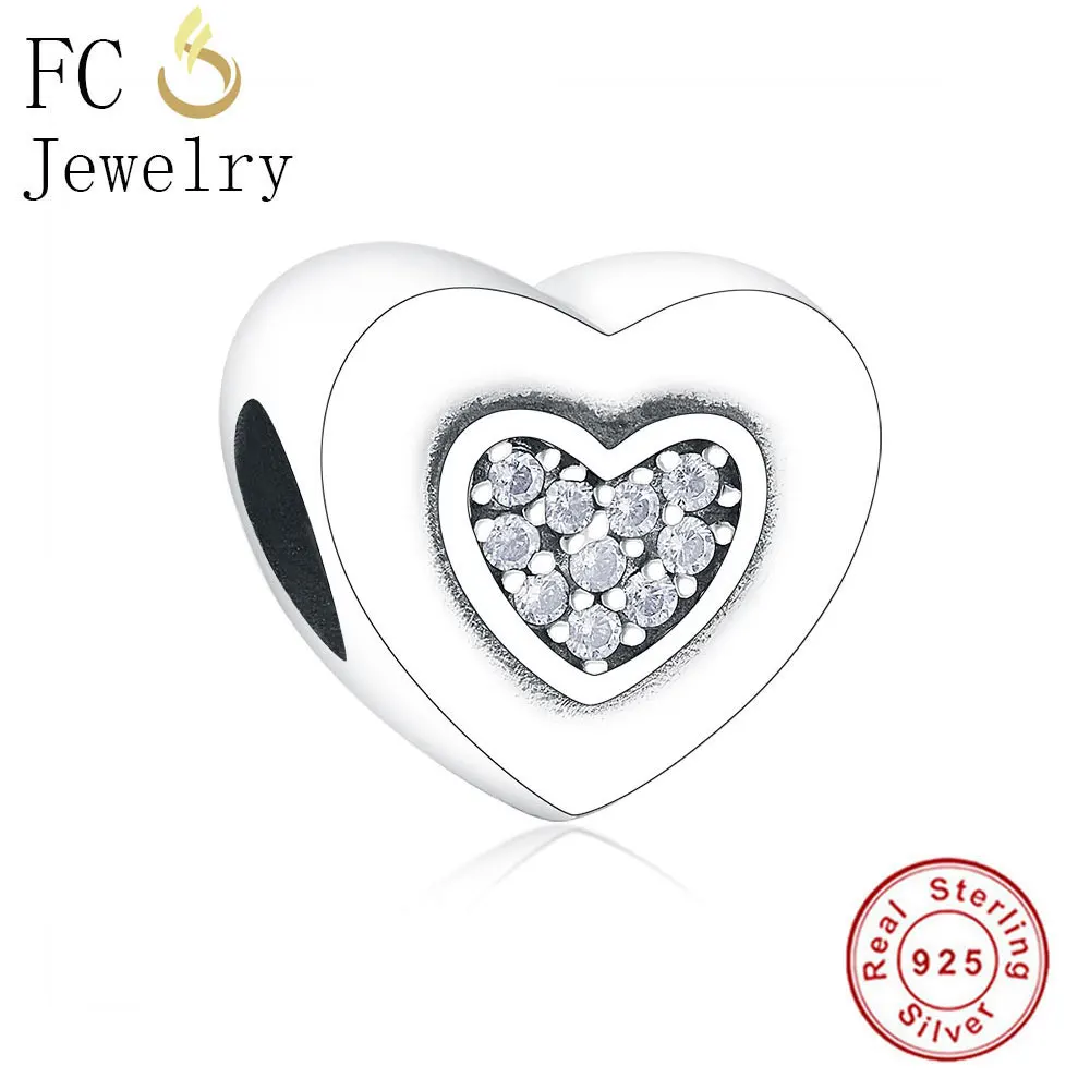 FC0267 FC ювелирное изделие, браслет Pandora, 925 серебро, мультяшное животное, мини мышка, розовый цвет, эмаль, бисер, изготовление, Берлок - Цвет: FC0267