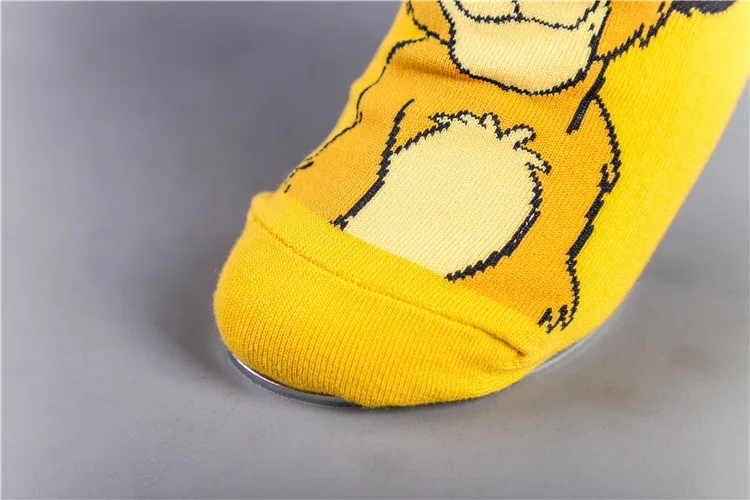 Милые хлопковые носки с изображением короля льва/Аладдина в стиле Харадзюку, модные носки с принтом Симбы, весенние и летние хлопковые носки