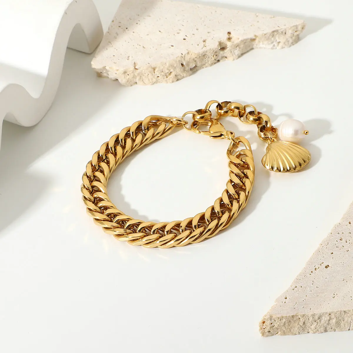 Genuine Braid Gold Leaf Bracelet – LUAMARTA