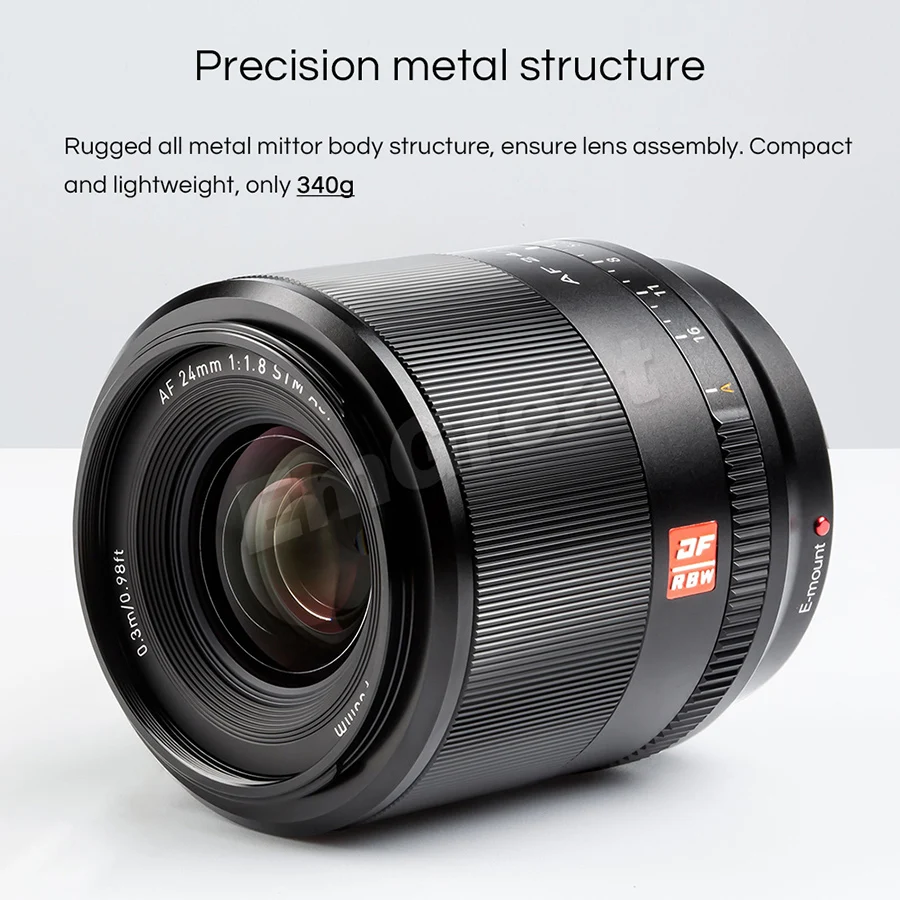 VILTROX AF 24mm F1.8 FE Full Frame wide-angle Prime Lens For Sony