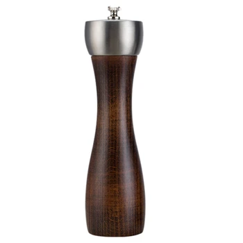 

Wood Salt and Pepper Grinder - Wooden Mills, Gourmet Precision Mechanisms and Premium Sea Salt & Peppercorns