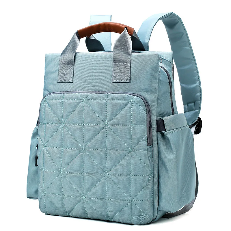 Многофункциональная сумка для мам с перекрестной каймой, модная сумка для мам, легкий рюкзак для кормления, Большая объемная сумка для мам Manufac