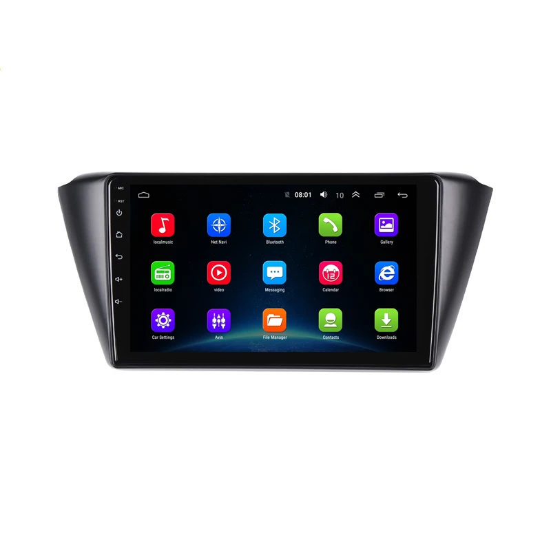 9 &quotAndroid 1 автомобильный DVD мультимедийный плеер GPS для Skoda Fabia 2015 2016 2017 аудио