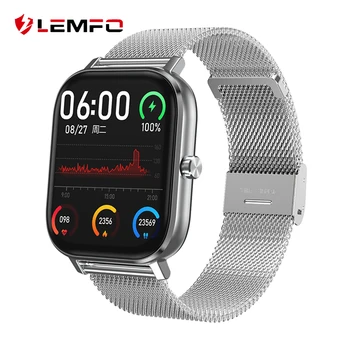 

LEMFO Smart Watch 2020 New PPG ECG SmartWatch Men Bluetooth Call 24-Hour Heart Rate Monitor DIY Watch Face For Android GTS