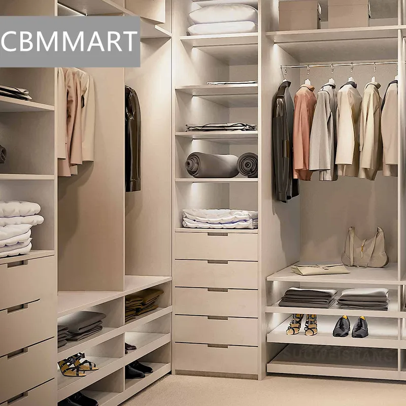 Ropero blanco moderno con diseños para mujeres estilo europeo|Sets de